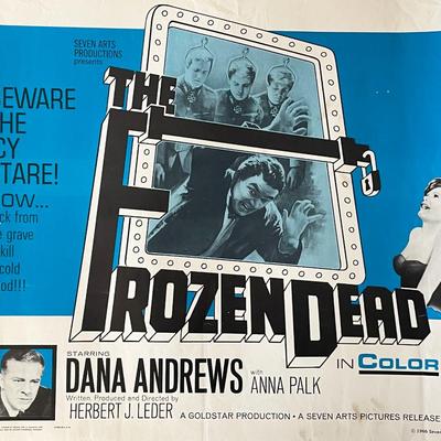 The Frozen Dead 1967 vintage movie poster