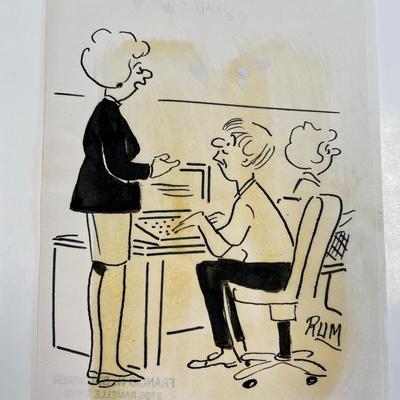 Frank Brummer Original Cartoon