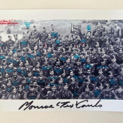 Monroe Combs signed photo