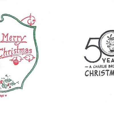 Merry Christmas - A Charlie Brown Christmas 50 Years Celebration FDC