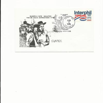 Sunpex - 1976 - Salutes the De Anza Expedition 1776 - ShowCover