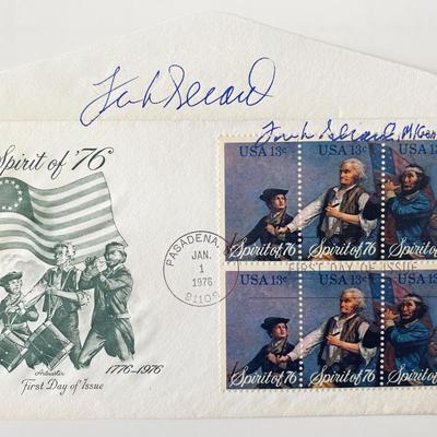 WWII Major General Francis Gerard signed cover