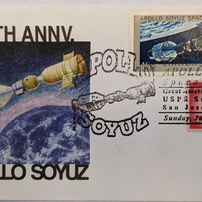 25th Anniversary Apollo Soyuz First Day Cover