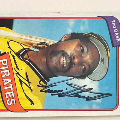 Pirates Rennie Stennett signed trading card