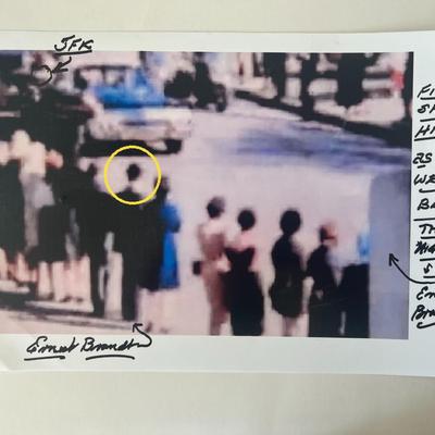 JFK assassination James M. Moore  signed photo