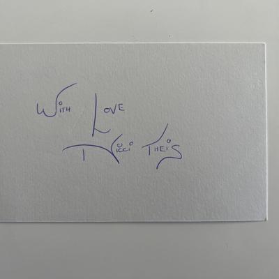 Nicci Theis original signature