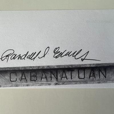 WWII Randall S. Edwards original signature