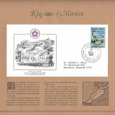 Kingdom of Morocco - American Bicentennial Commemorative FDC
