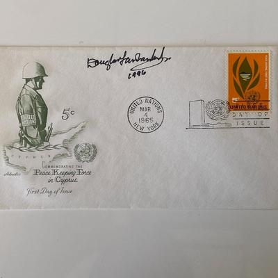 Douglas Fairbanks Jr. signed commemorative cover