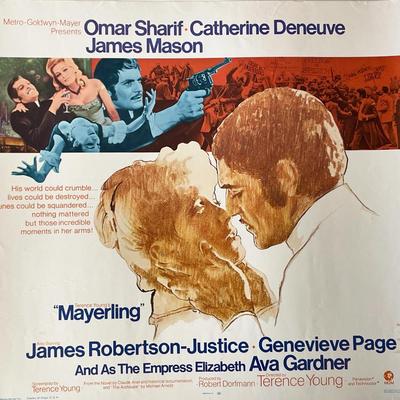 Mayerling 1968 vintage movie poster
