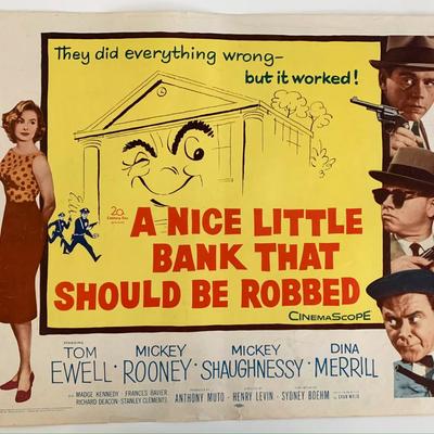 A Nice Little Bank That Should Be Robbed vintage movie poster