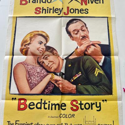 Bedtime Story 1964 vintage movie poster
