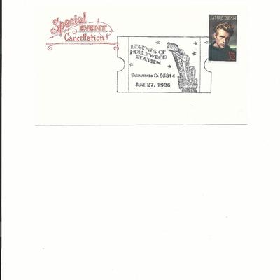 Rebel Without a Cause - First Day Cover - Sacramento, CA- 1996