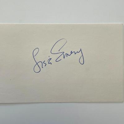 Lisa Emery original signature