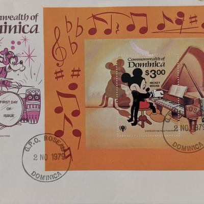 Dominica 1979 Mickey Mouse Commemorative First Day Cover