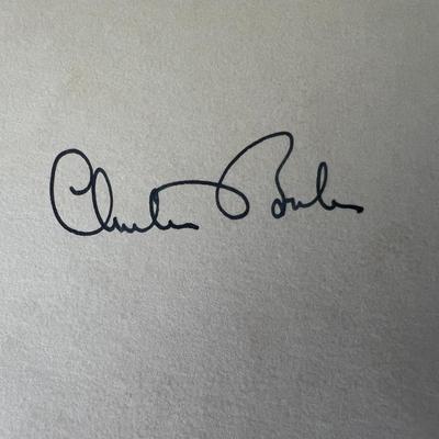 Governor of Connecticut Chester Bowles original signature