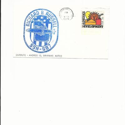 U.S.S. Richard B. Russell (SSN-687) - First Day Cover - 1978