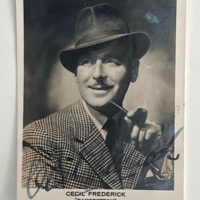 The Happidrome Cecil Frederick signed photo