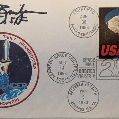 Roy Bridges Signed NASA 25th Anniversary Challenger First Day Cover