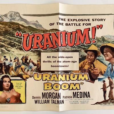 Uranium Boom vintage movie poster