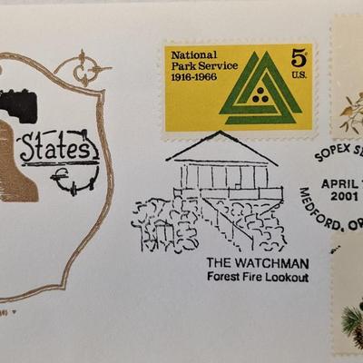 The Watchman Forest Fire Lookout First Day Cover