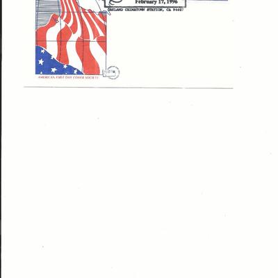 Chinese New Year - First Day Cover - Oakland Chinatown Station - 1996