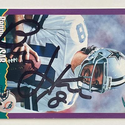 Miami Dolphins Bernie Kosar 1994 Pinnacle #245 signed trading card