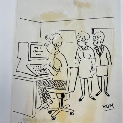 Frank Brummer Original Cartoon