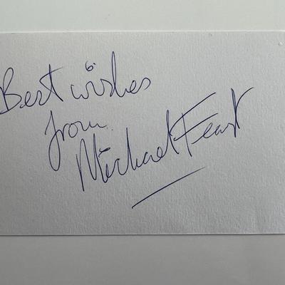 Michael Feast original signature