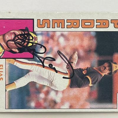 San Diego Padres Elias Sosa signed 1984 Topps #503 trading card