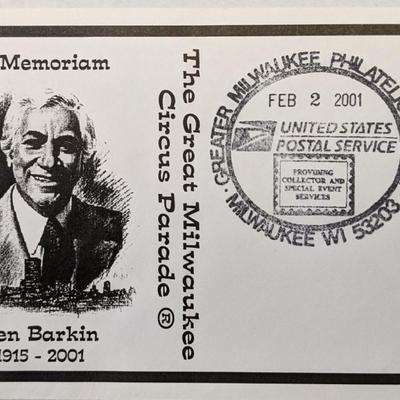 In Memoriam of Ben Barkin First Day Cover