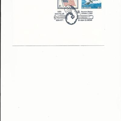 U.S.S. Nautilus - First Day Cover - Groton, CT - 2002