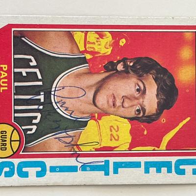 Celtics Paul Westphal signed 1974 Topps trading card