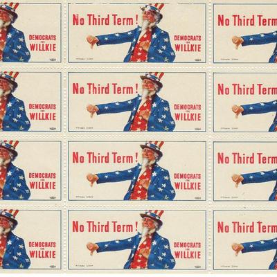 Wendell Willkie Poster Stamps