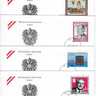 Austria First Day Covers