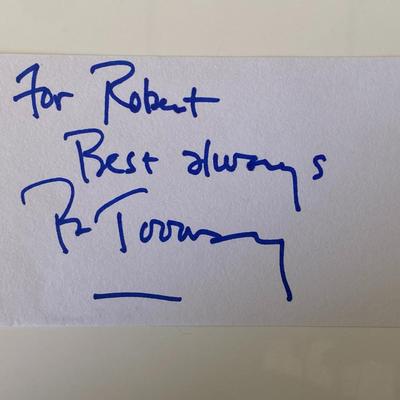 Football player Pat Toomay original signature