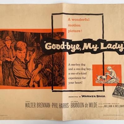 Good-bye, My Lady vintage movie poster