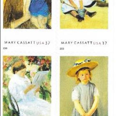 American Treasures - Mary Cassatt USA Stamp Sheet