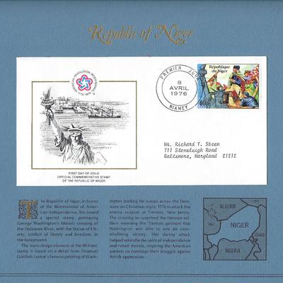 Republic of Niger - American Bicentennial Commemorative FDC