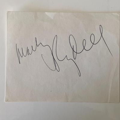 The Cowboys Mark Rydell  original signature