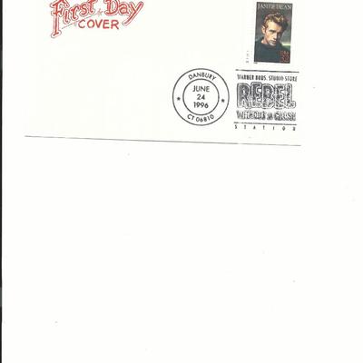 Rebel Without a Cause - First Day Cover - Danbury, CT - 1996