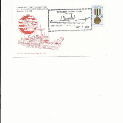 Operation Desert Storm - United States LST Association - First Day Cover - 1991