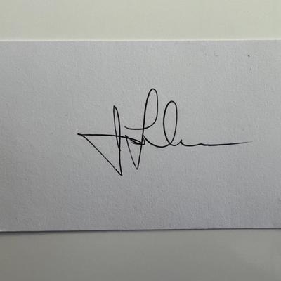 Jim Lelever original signature