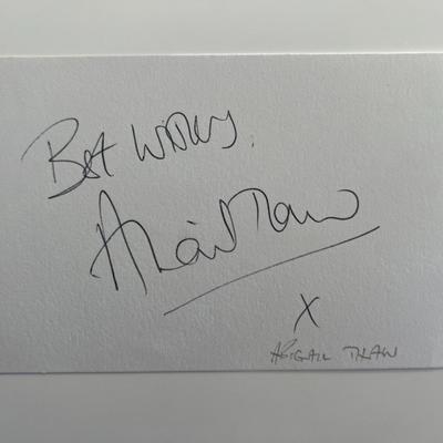 Abigail Thaw original signature