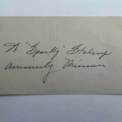 Northwest Missouri State University Wilbur Stalcup original signature