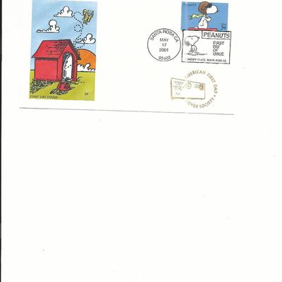 Peanuts - First Day Cover - Santa Rosa, CA - 2001