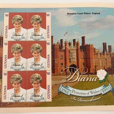 Guyana Diana Princess of Wales commemorative stamp set
