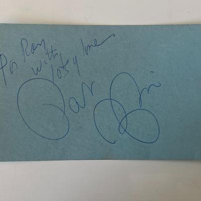 Pat Suzuki original signature