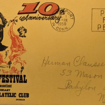 Bridgeport Philatelic Club - Barnum Festival 70th Anniversary Fist Day Cover