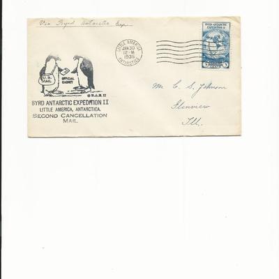 Byrd Antarctic Expedition II - First Day Cover - Little America, Antarctica - 1935